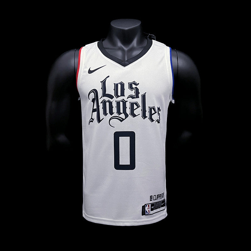 Maillot Los Angeles Clippers 0 Westbrook  NBA Basket Maillot De Fou, site maillot de foot pas cher
