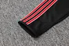 Joyfball 2025/2026 Manchester United Half-Pull Training Suit Black Retro version Football Shirt 1:1 Thai Quality