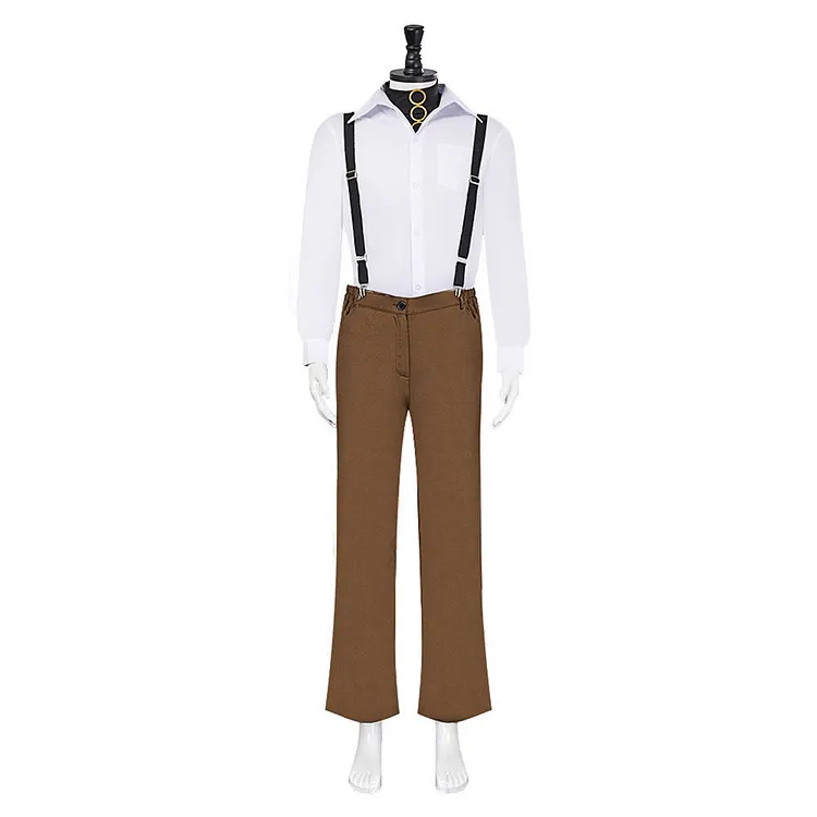 Edward Scissorhands Edward Shirt Outfits Cosplay Costume Halloween Carnival Suit