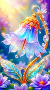 Luxury AB Velvet Diamond Painting Kit - Lily of the Valley