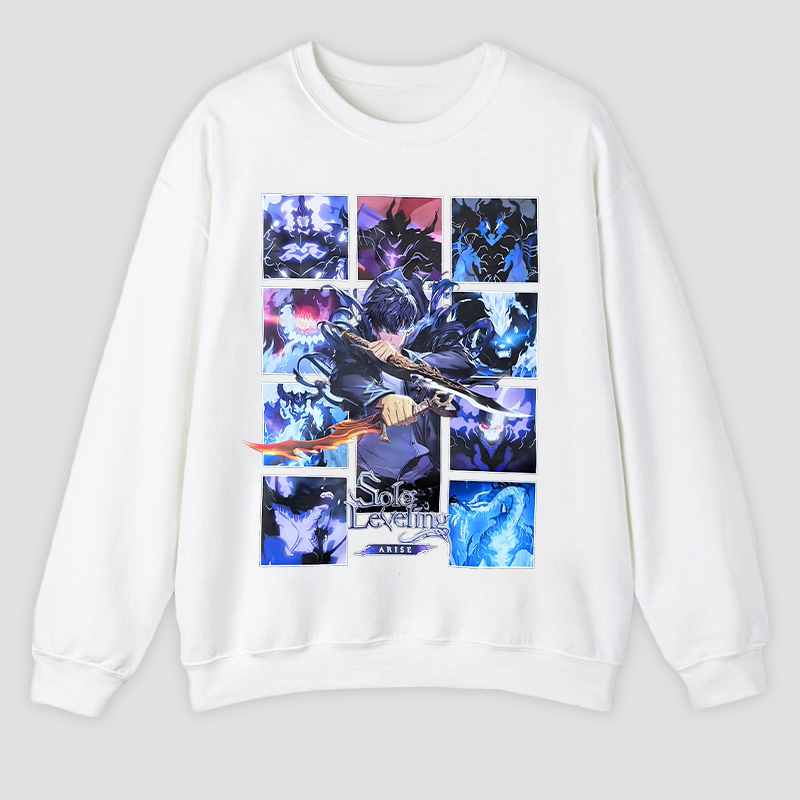 Solo Leveling Printed Unisex Sweatshirt