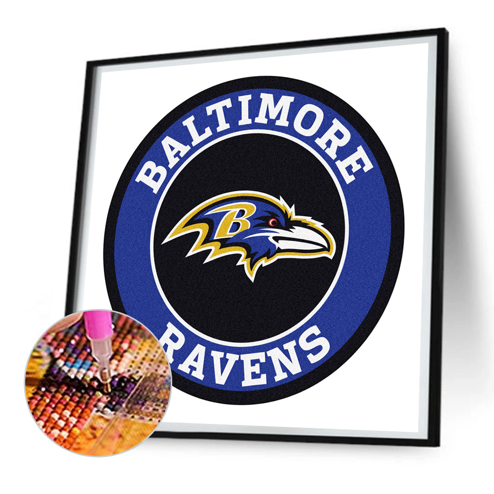 Diamond Painting - Full Round - Baltimore Ravens