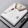 Men's Business Casual Lapel Short Sleeve POLO Shirt
