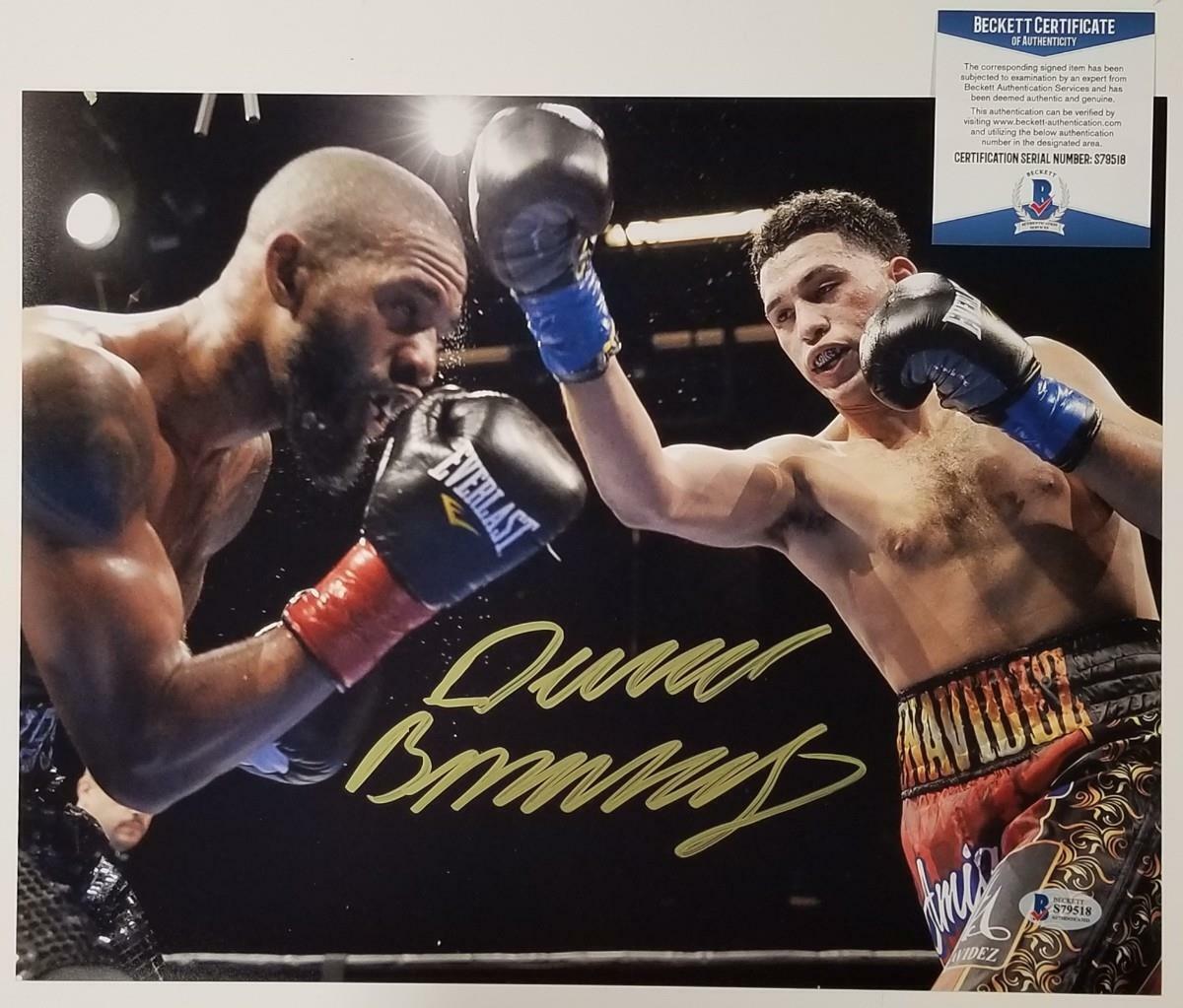 David Benavidez signed 11x14 Photo Poster painting #2 Boxing Autograph (A) ~ Beckett BAS COA