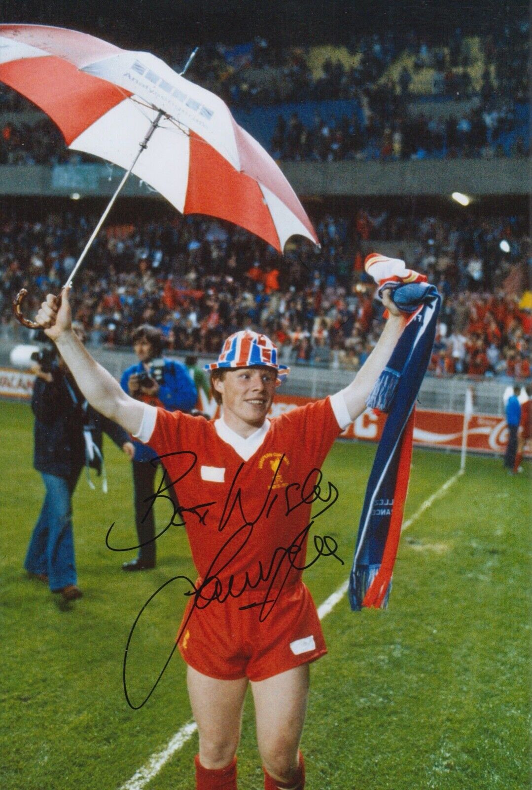 SAMMY LEE HAND SIGNED 12X8 Photo Poster painting LIVERPOOL FOOTBALL AUTOGRAPH 5