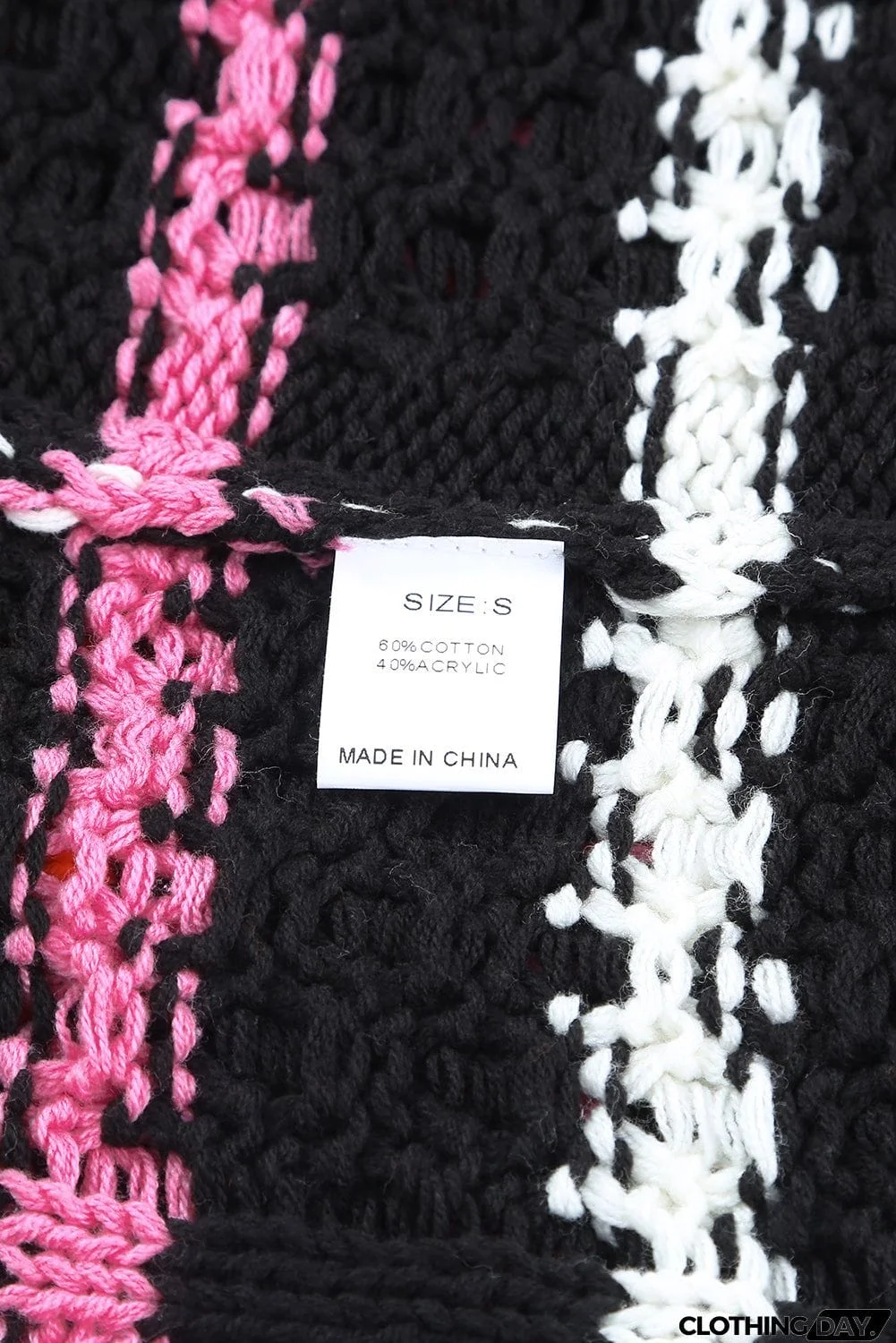 Striped Color Block Textured Knit Pullover Sweater