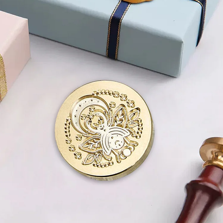 DIY Fire Lacquer Round Sealing Wax Stamp Head