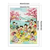 Ancient Girls Picnic-11CT Stamped Cross Stitch 60*75cm(Big Size) tapestrymarket