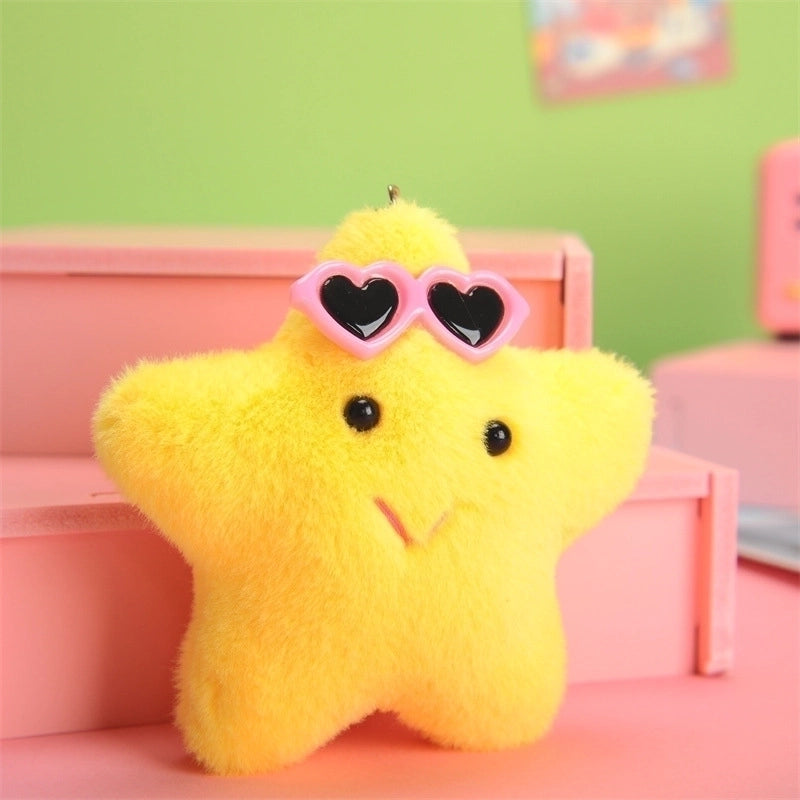 Cute Little Star Pendant Plush Toy Bunny Doll Keychain