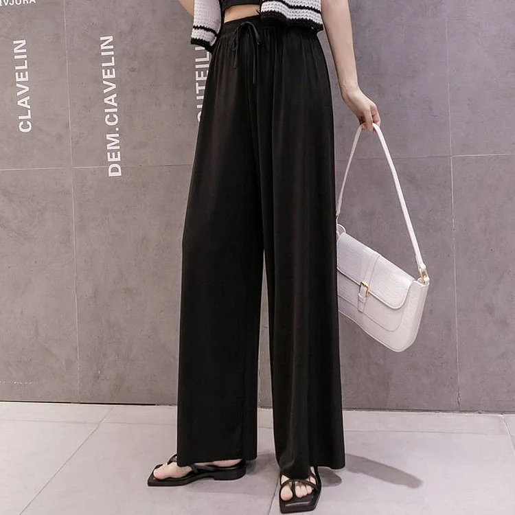 Fashion Women's Ice Silk Wide Leg Pants ✨ New Season Limited 52% off ✨