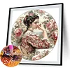 Retro Girl - Diamond Painting - Full Round Drill (Canvas|40*40cm)
