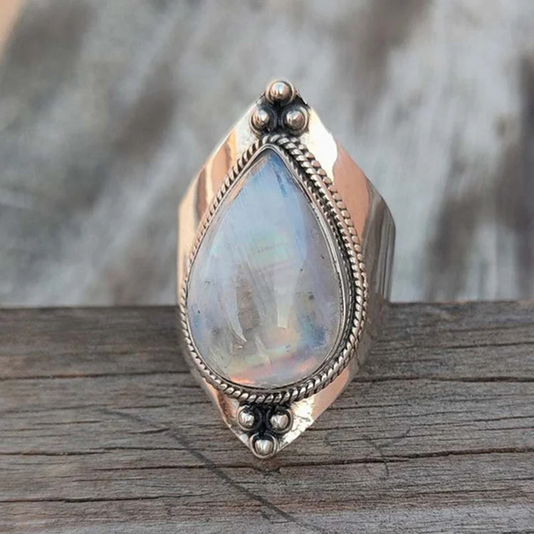 Moonstone Retro Ring
