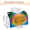 DIY Diamond Art Tissue Box Holder Best Mom PULeather Diamond Art Desktop Organizer Resin Rhinestone Storage Organizers Gem Art Home Office Decor Craft Gift for Women