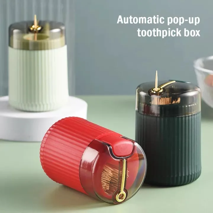 (🌲Early Christmas Sale ) Pop-up Automatic Toothpick Dispenser--buy 3 get 2 free（5pcs）