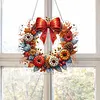 Autumn DIY Diamond Painting Acrylic Special Shape Pendant Hanging Kit