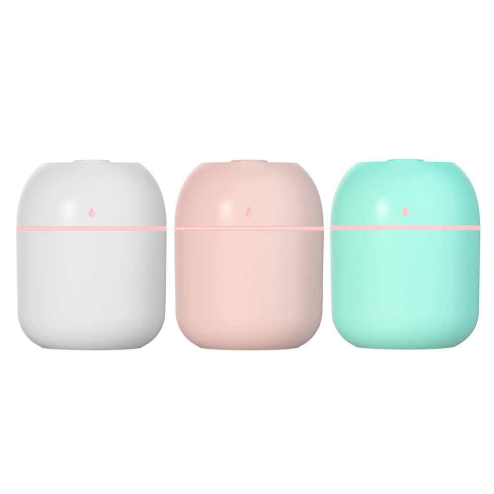 

3 in 1 Multifunction USB Two Gear Air Humidifier Ultrasonic Home Mist Maker, Pink, 501 Original