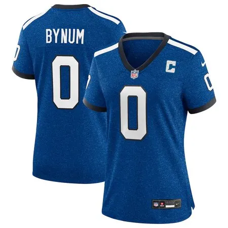Women's Indianapolis Colts #0 Camryn Bynum  Heather Royal Alternate 2 Indiana Nights Game Jersey