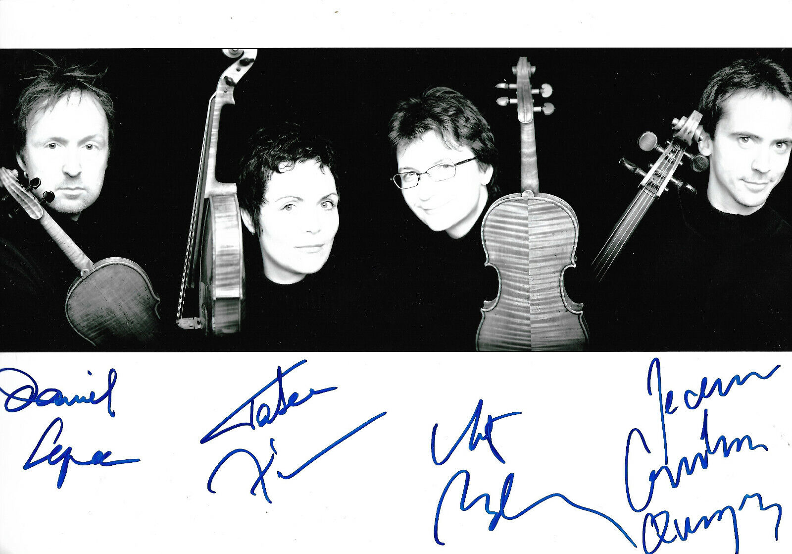 Arcanto Quartet signed 8x12 inch Photo Poster painting autographs