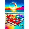 (40*60cm)Seaside - Full Round Drill Diamond Painting