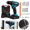 24 in 1 Cordless Drill Set 21V Brushless Electric Drill with Drill Bits