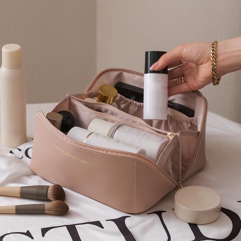 2022 Large-capacity Makeup Bag Multifunction Women Toiletries Organizer Portable Travel Waterproof Cosmetics Storage Makeup Case US Mall Lifes