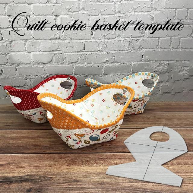 7 Set Bowl Cozy Pattern Template For Sewing 3 Piece Cookie Basket Bag  Template 5/10/15 Inch 4 Pcs I