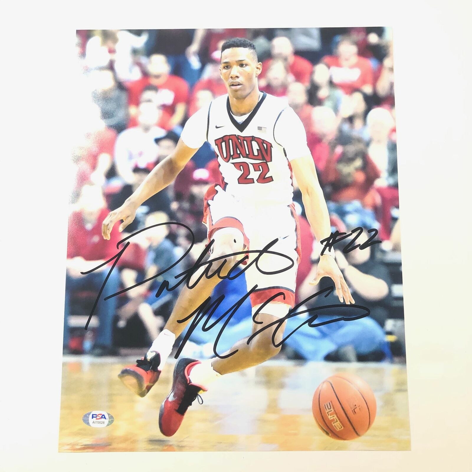 Patrick McCaw signed 11x14 Photo Poster painting PSA/DNA UNLV Autographed Raptors