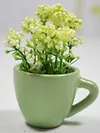 Cute Plant Fridge Magnets Mini Ceramic Vase Fridge Magnets Tiny 3D Plant Vase