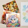 3PCS Crazy Cat Coloring Book Set Mindfulness Art Books for Adults 