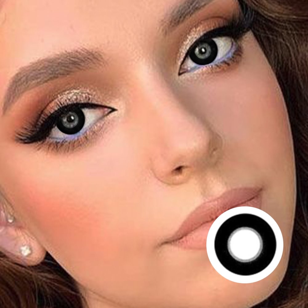 Oversized ring black(12 months) contact lenses