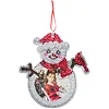 4pcs/set Christmas Diamond Painting PDIY Hanging Photo Frame Pendant Trees Decoration 