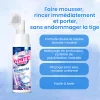 Nettoyant moussant sans rin&ccedil;age &ndash; &eacute;claircit et blanchit instantan&eacute;ment les chaussures