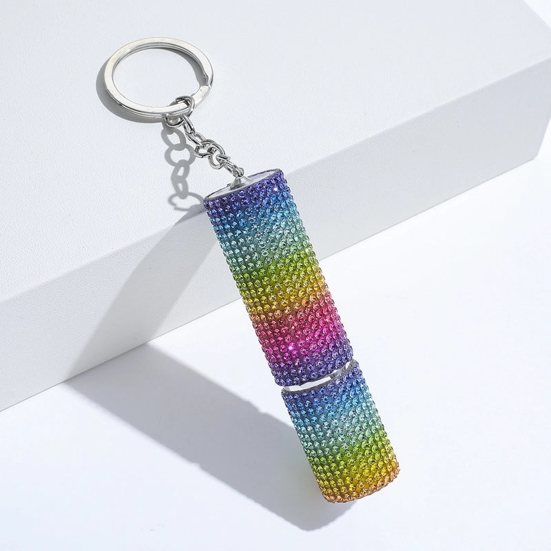 Luxurious Leopard Aluminium Alloy Crystal Women’s Keychain