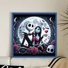 Jack And Sally In The Moonlight-11CT Stamped Cross Stitch 40*40cm/15.75*15.75in