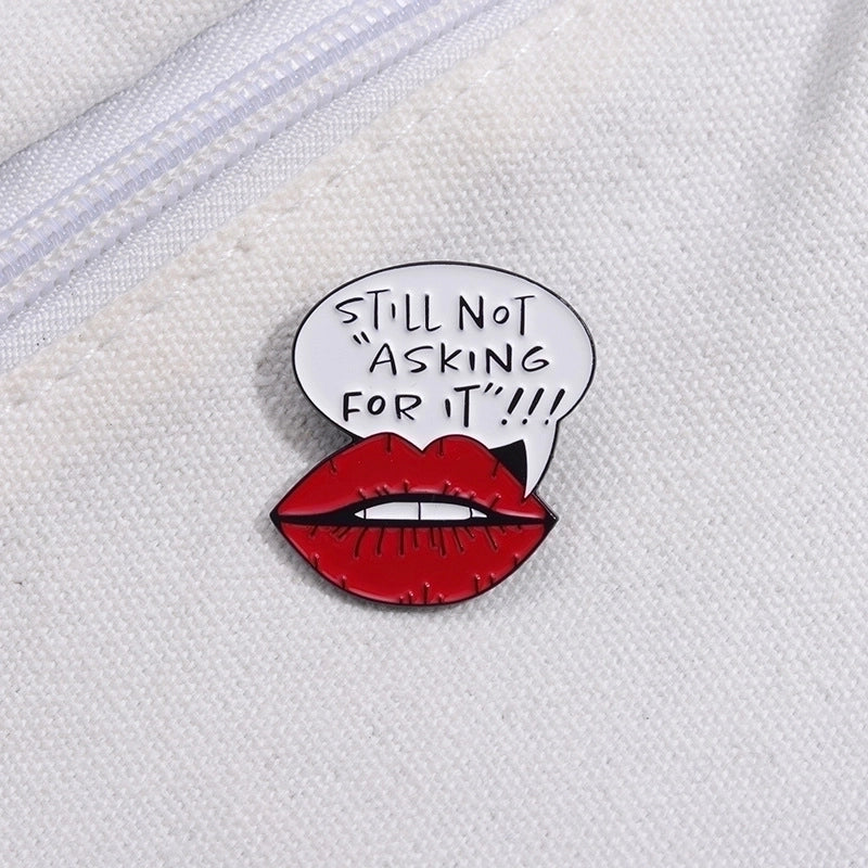 Cartoon Style Cute Cowboy Style Pumpkin Lips Skull Alloy Stamping Stoving Varnish Plating Unisex Brooches