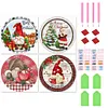 4pcs Diamond Painting -DIY Round Drill Gnome