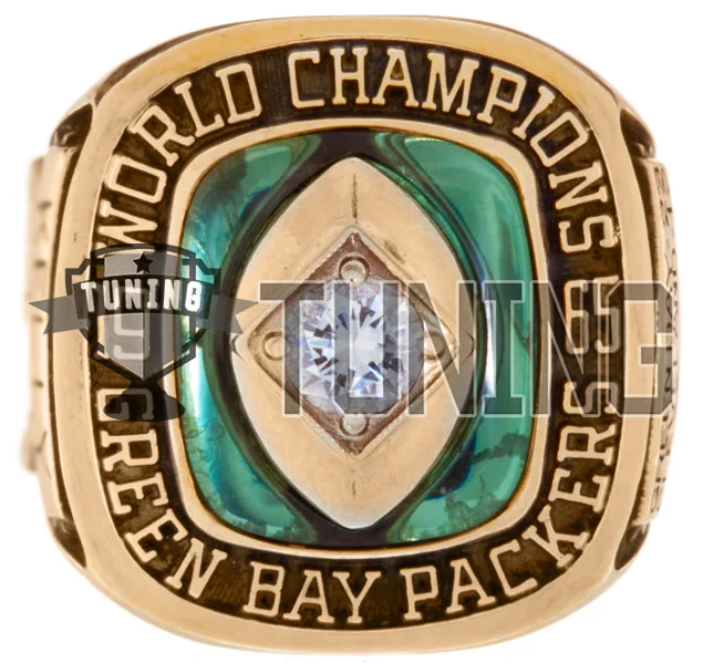 Green Bay Packers NFL Super Bowl Championship Ring 7-piece suit+Wood Box