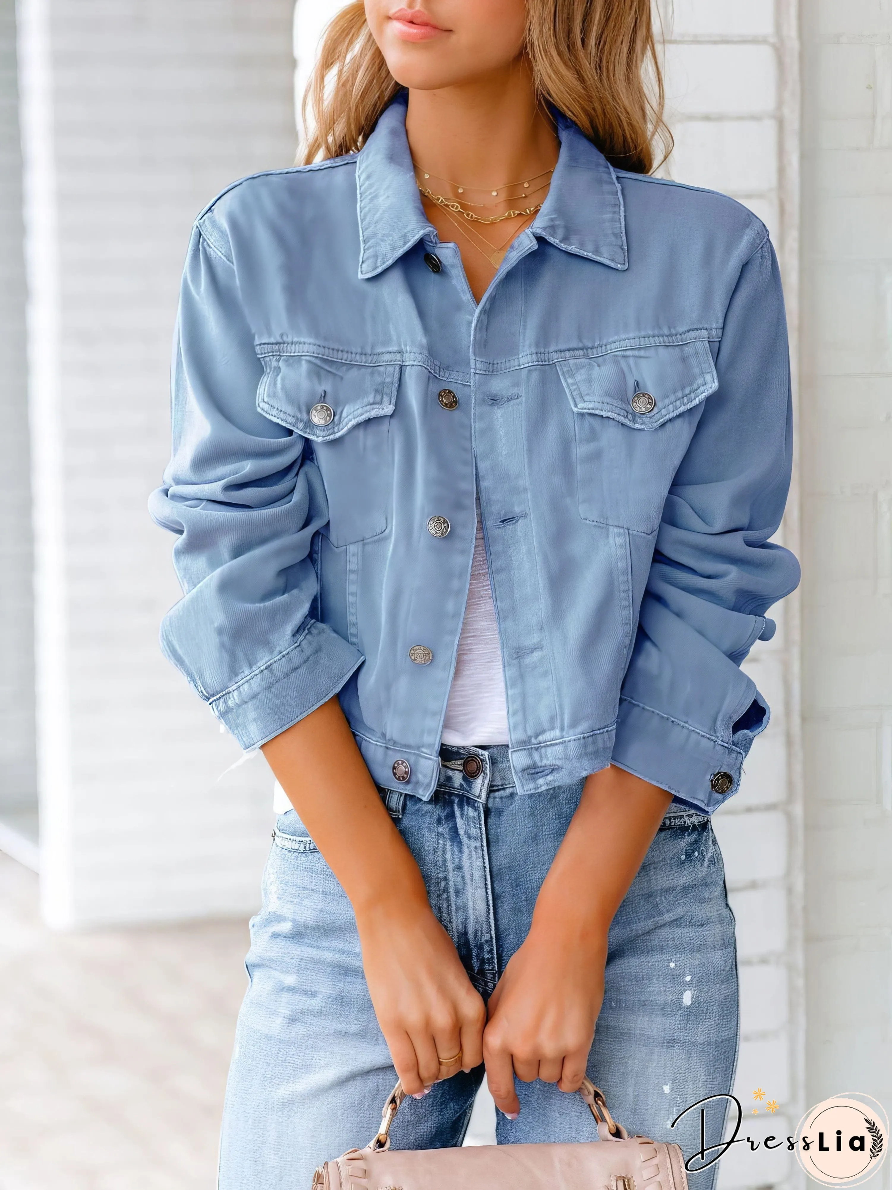 Button-Down Denim Jacket