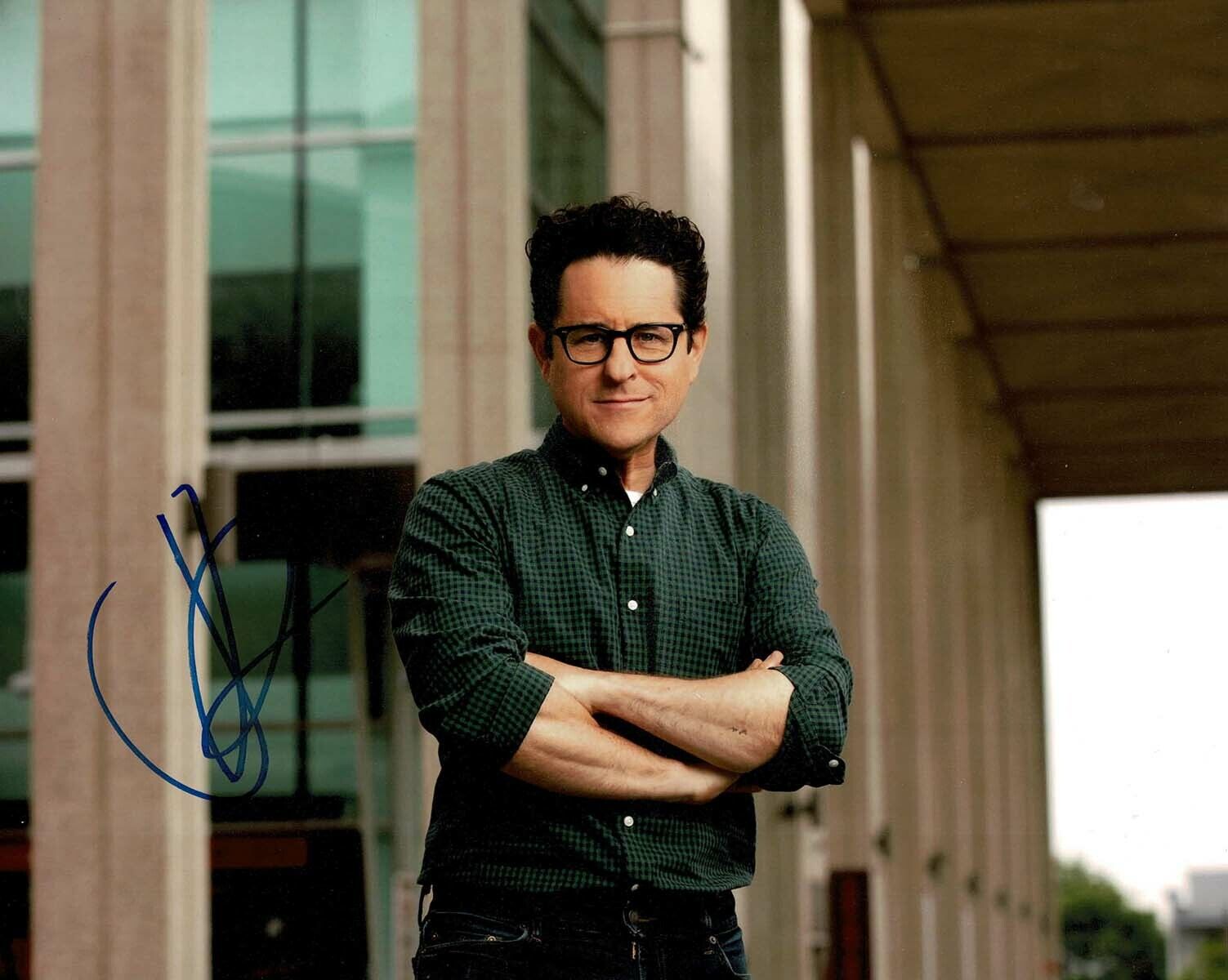 JJ ABRAMS SIGNED 10x8 Photo Poster painting B AFTAL Autograph COA Film Director Star Wars Trek