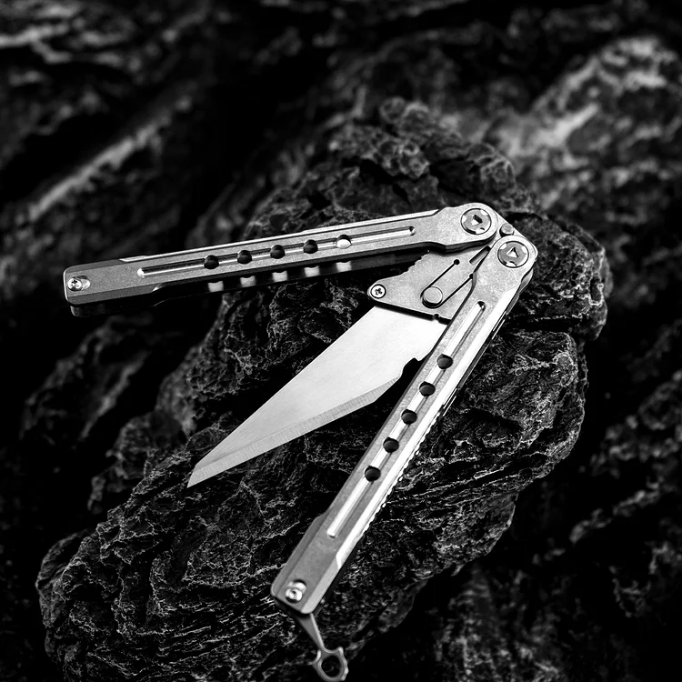 balisong butterfly knife black max