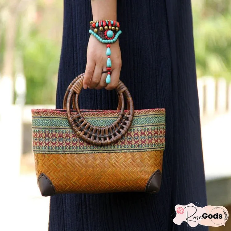 Malin Tassou Boho Woven Bag