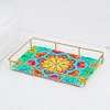 Acrylic Special Shaped Mandala Pattern 5D Diamond Painting Tray Art Craft Decor