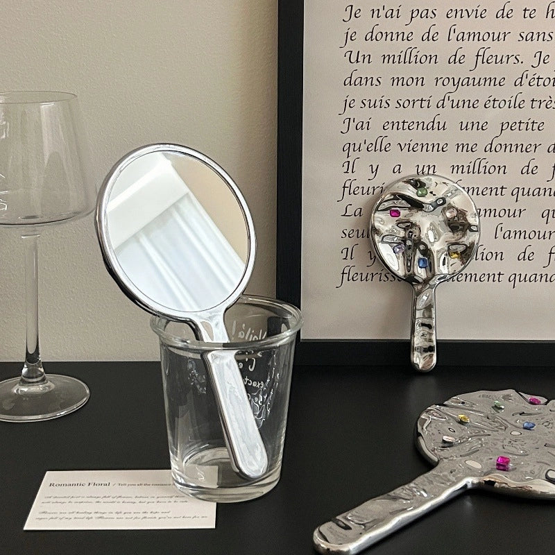 Cute Solid Color PS PVC Mirror