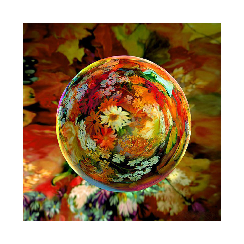 

Flower Crystal Ball - Round Drill Diamond Painting - 30*30CM, 501 Original