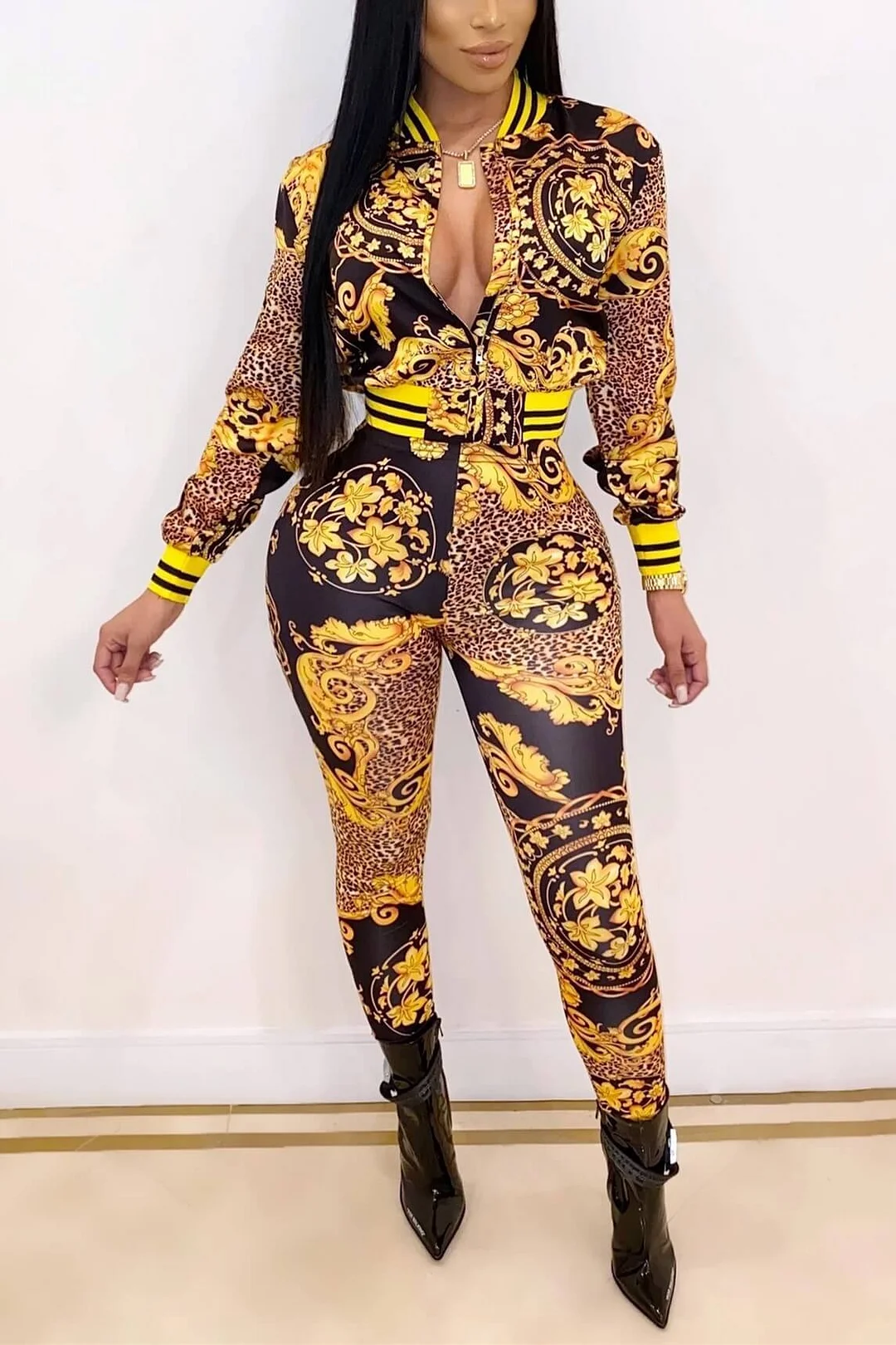 Sexy Fashion Leopard Printing Suit