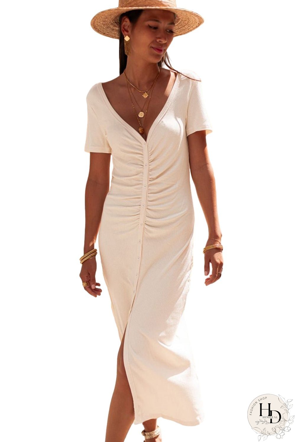 Stylish Long Sleeve Fitted Dress for Casual Wear