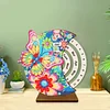 Diamond Painting Calendar Ornaments Wooden Rotating Calendar Desk Decor Kit