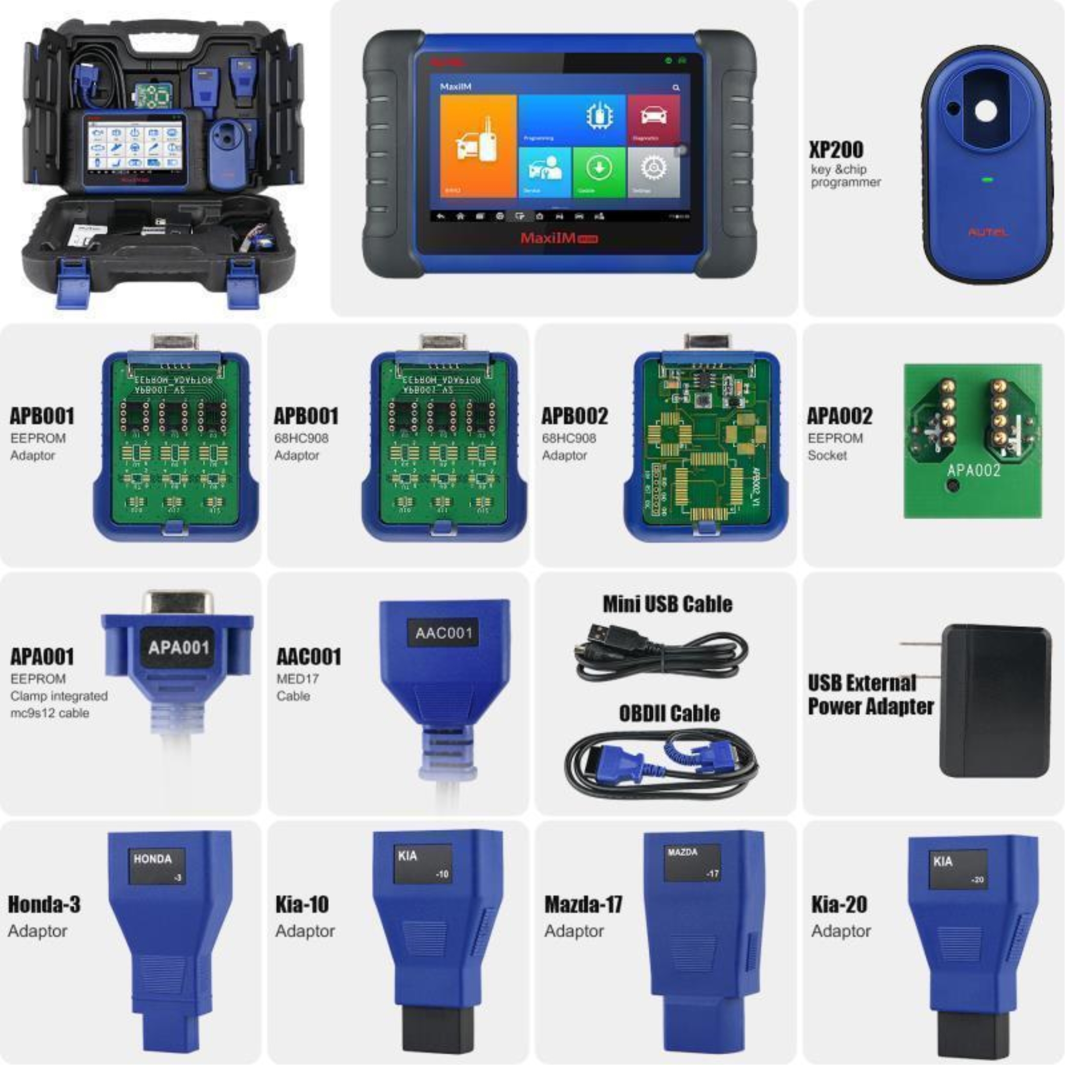 Autel MaxiIM IM508 strumento di programmazione  diagnostica,support English, French, German, Dutch, Polish, Swedish, Korean, Russian, Italian.Spanish  