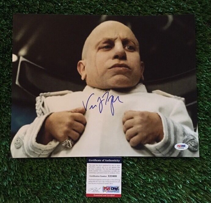 VERNE TROYER MINI-ME Autograph Photo Poster painting AUSTIN POWERS PSA/DNA X33408