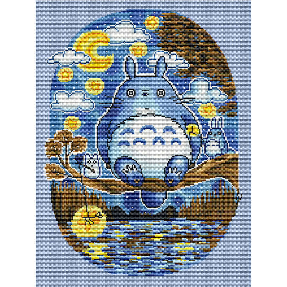 

Cartoon Chinchilla - 14CT Counted Cross Stitch - 36*46CM, 501 Original